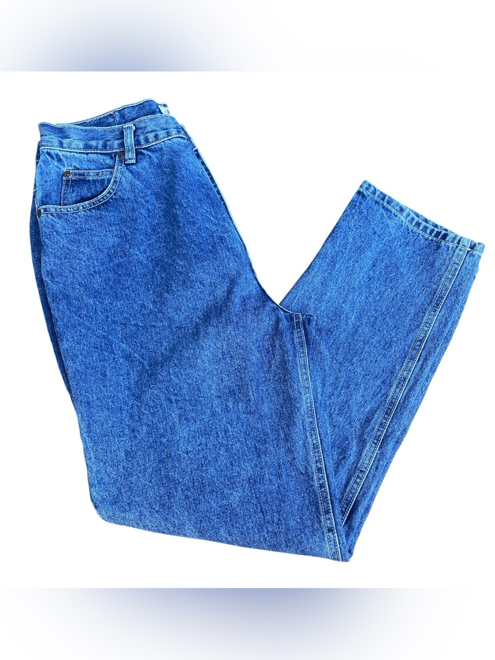Vintage St John’s Bay High-Rise Relaxed Fit Tapered Leg Mom Jeans Sz 12 Petite